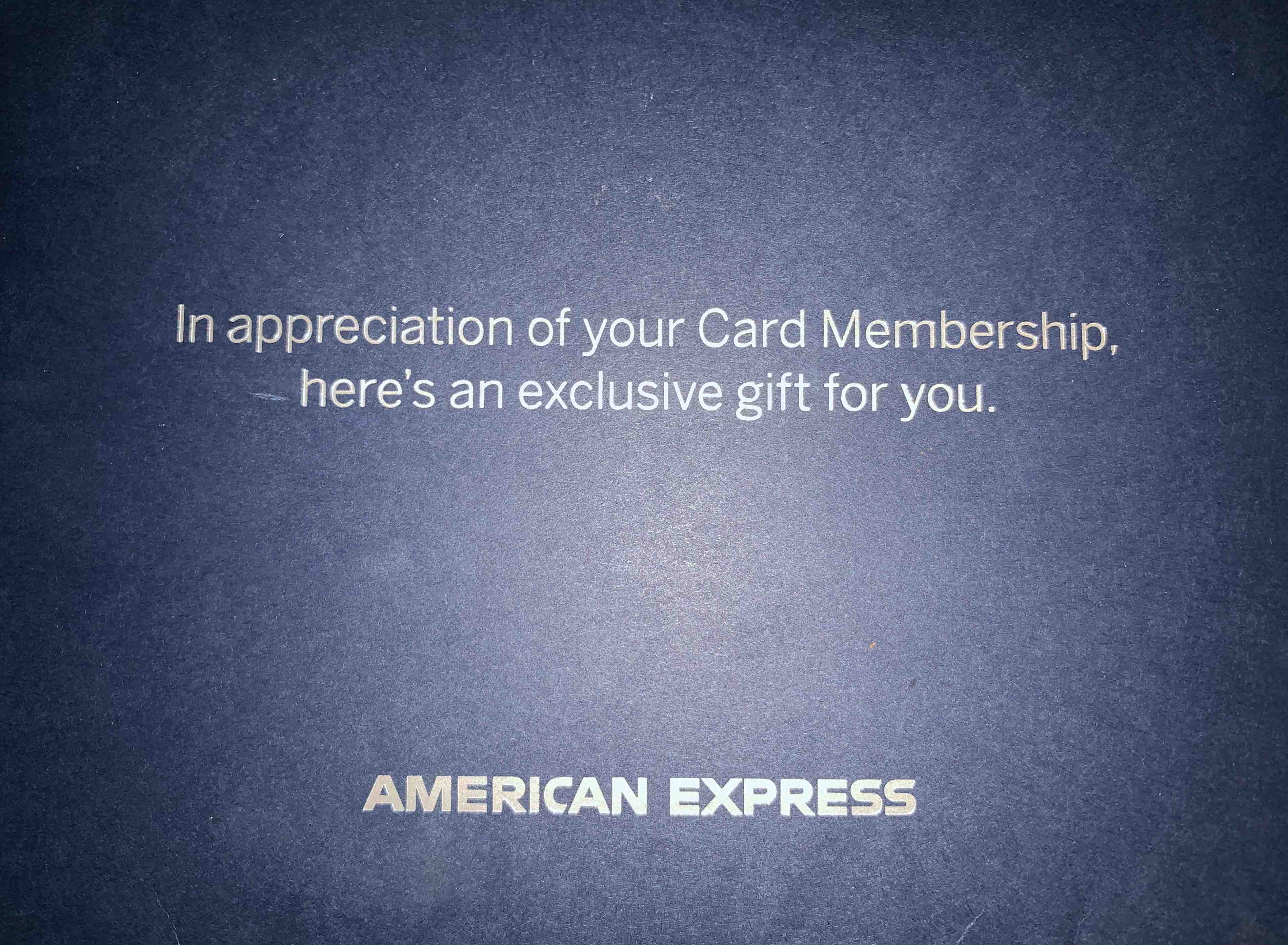 Did Anyone Else get a Gift Card from AMEX?